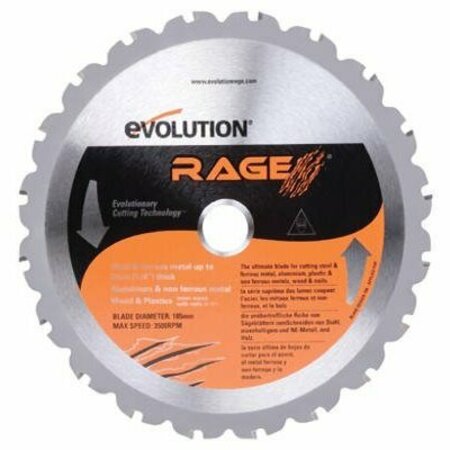 Evolution Power Tools Evo Rage Mp 7.25 in.Blade RAGE BLADE